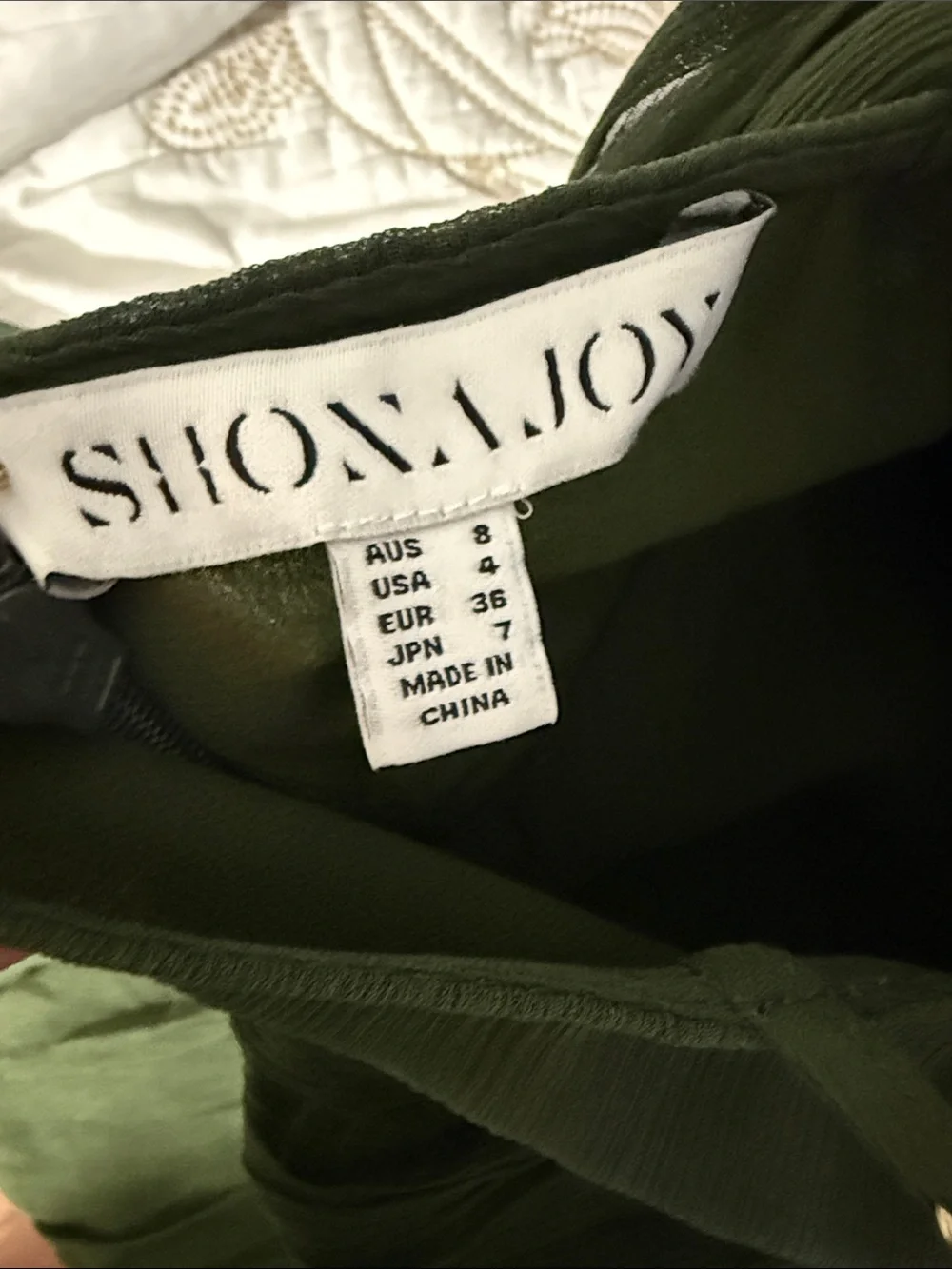 Shona Joy Olive Green Sleeveless Pleated Midi Dress